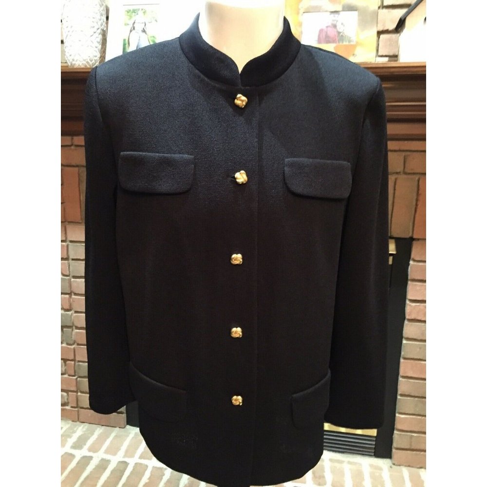 Vintage 50’s Castleberry Black W/Gold Buttons